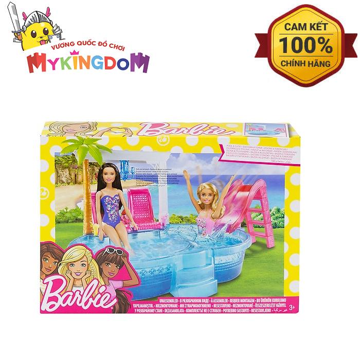 Đồ Chơi BARBIE Hồ bơi mát lạnh BARBIE GHL91/DGW22