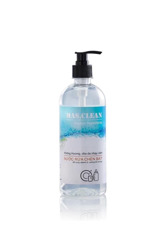 Nước rửa chén bát MasClean không mùi 625ml