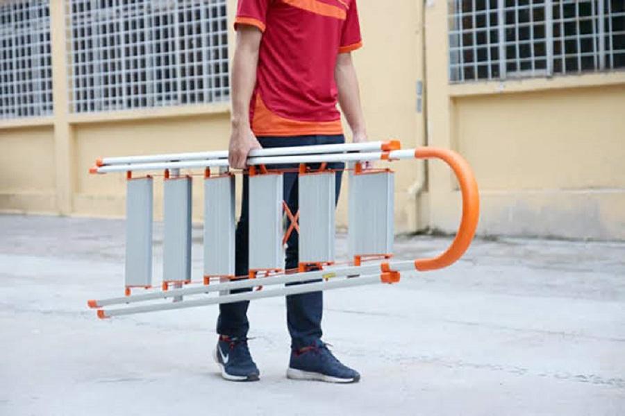 Thang nhôm ghế 6 bậc Kachi MK-151