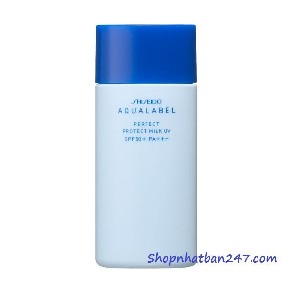 Kem chống nắng Shiseido Aqualabel White protect milk