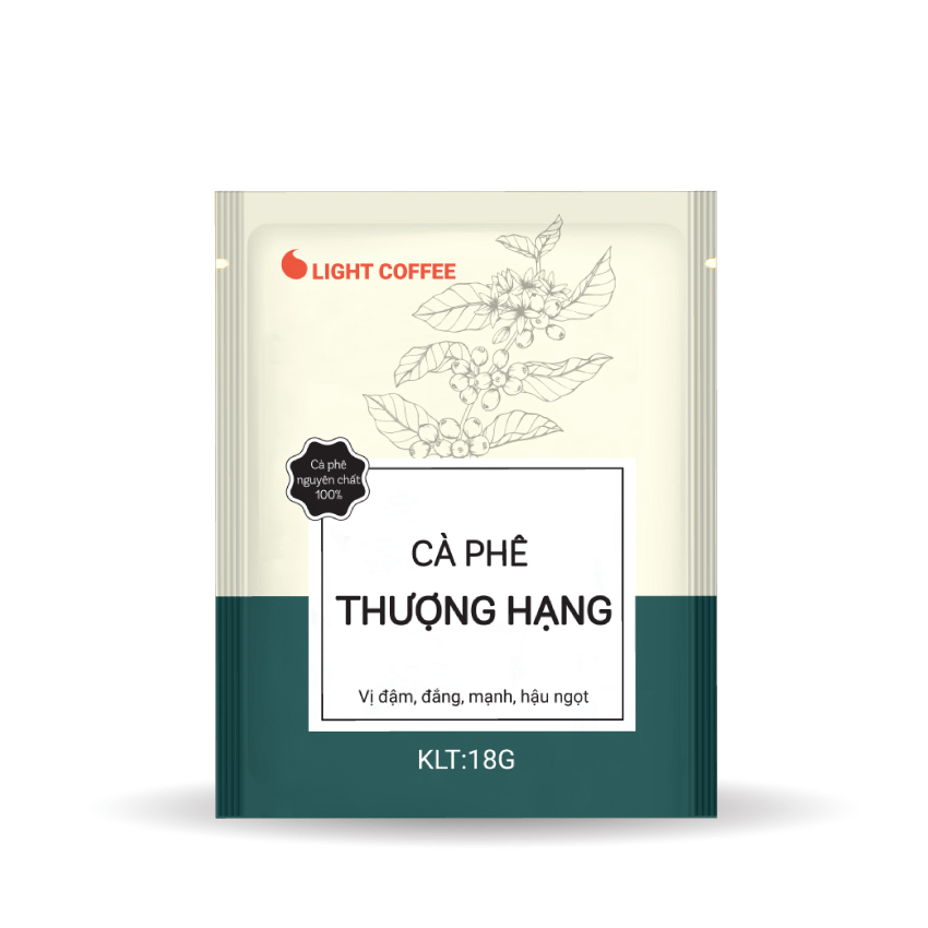 Cà phê bột Thượng hạng Light Coffee Túi 18g