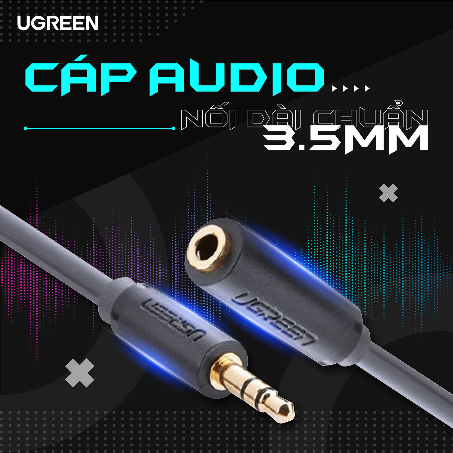 Cáp Audio 3.5mm UGREEN 10781