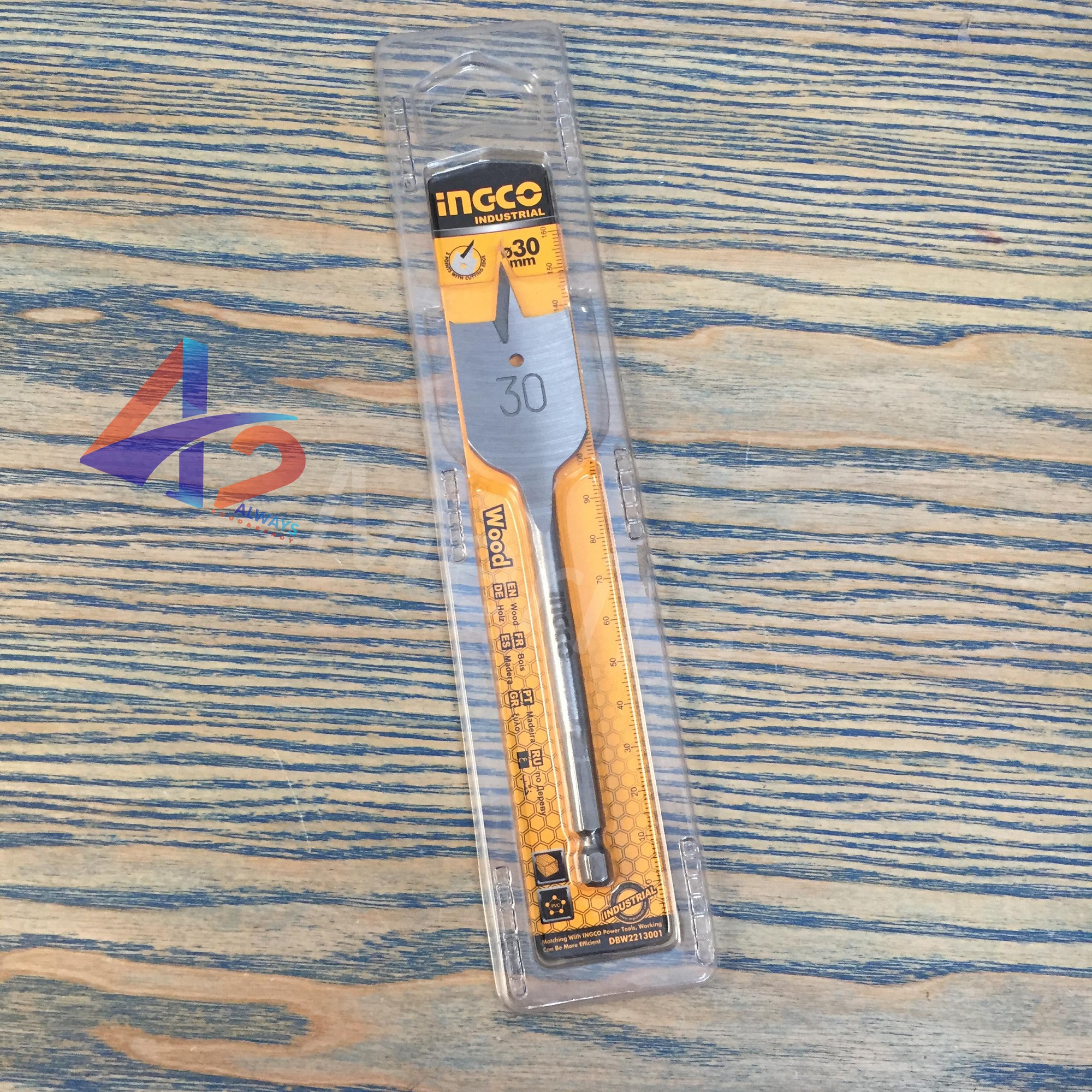 MŨI KHOAN GỖ ĐẦU DẸP INGCO DBW2213001