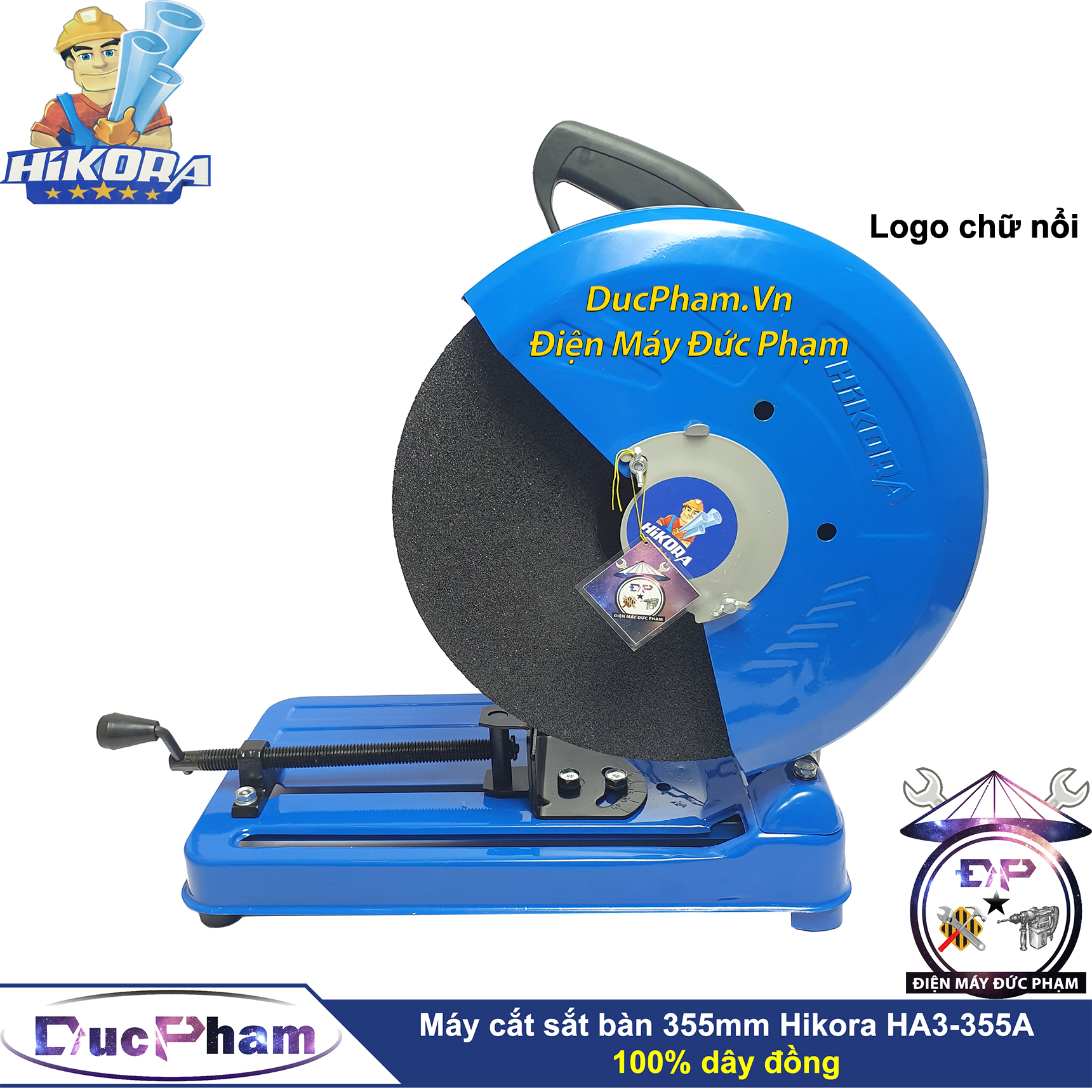 MÁY CẮT SẮT HIKORA HA3-355