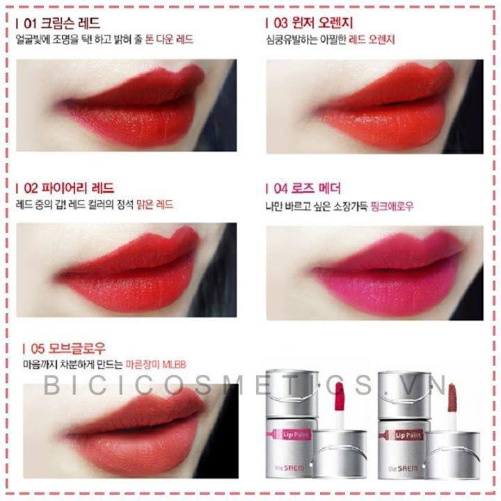 Son Kem Lì The Saem Lip Paint