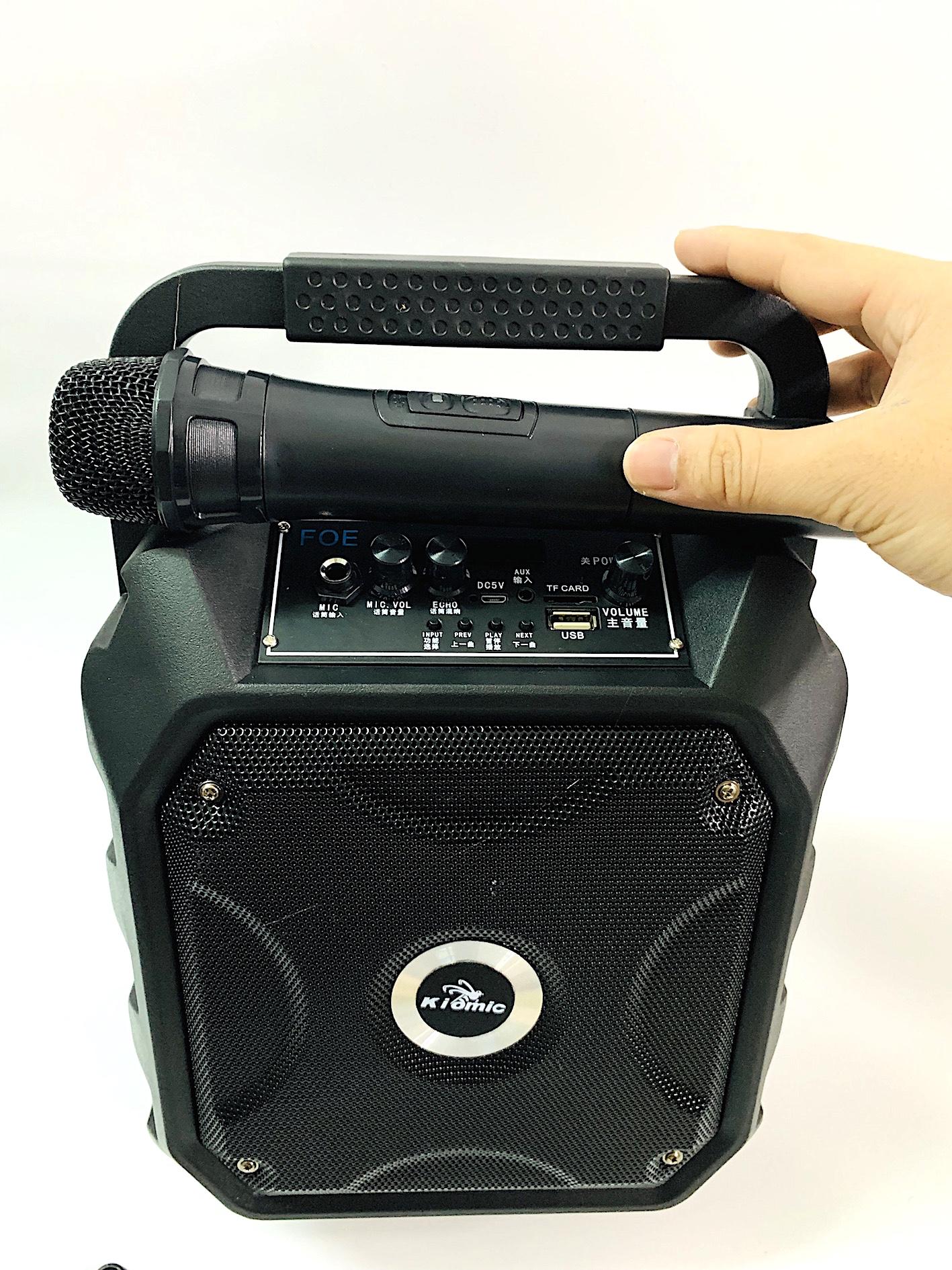 Loa bluetooth karaoke Kiomic K98/K68
