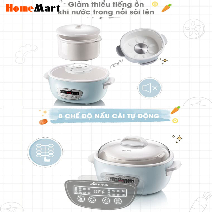 Nồi Nấu Chậm Bear DDZ-C25E1