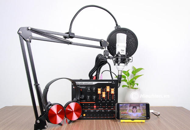 Sound card AQTA V11 – Thu Âm chỉnh âm Hát Karaoke Live Stream được thiết 1320512387_VNAMZ-5247400147