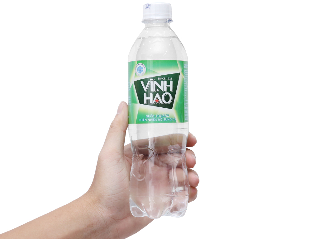 Nước Khoáng Thiên Nhiên Vĩnh Hảo Có Ga 500ml lốc 6 chai