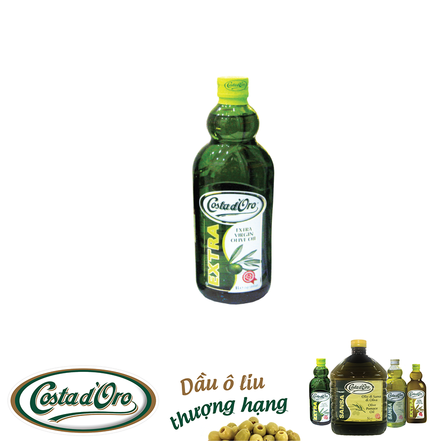 Dầu Olive Virgin Costa D'Oro 1L