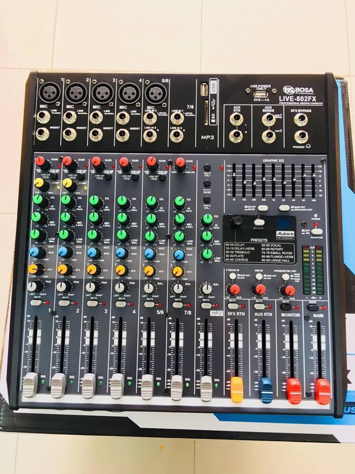 Bàn mixer BOSA LIVE 802FX