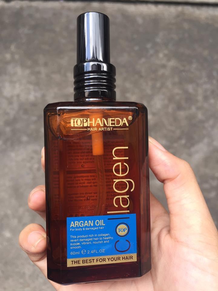 Tinh dầu dưỡng tóc Haneda Collagen Argan Oil