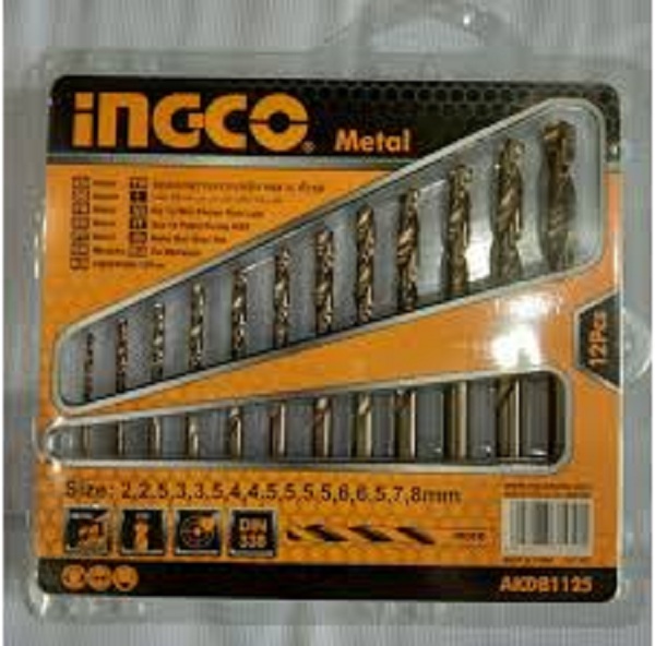 BỘ 12 MŨI KHOAN INGCO AKDB1125