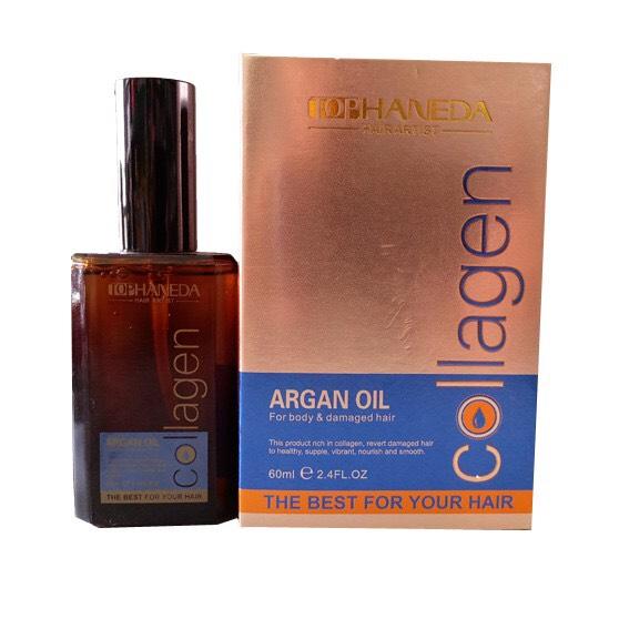 Tinh dầu dưỡng tóc Haneda Collagen Argan Oil