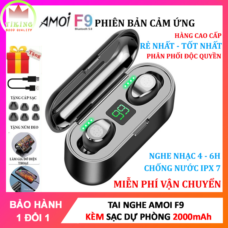 Tai nghe Bluetooth AMOI F9 V5.0