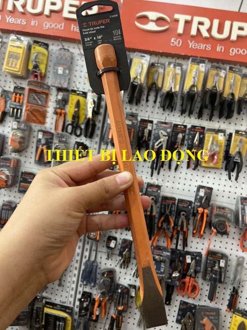 ĐỤC SẮT MŨI DẸP TRUPER 12127