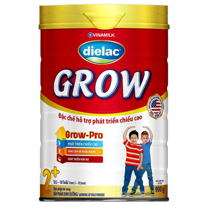 Sữa bột Dielac Grow 2+ (2-10 tuổi) 900g combo 2 lon