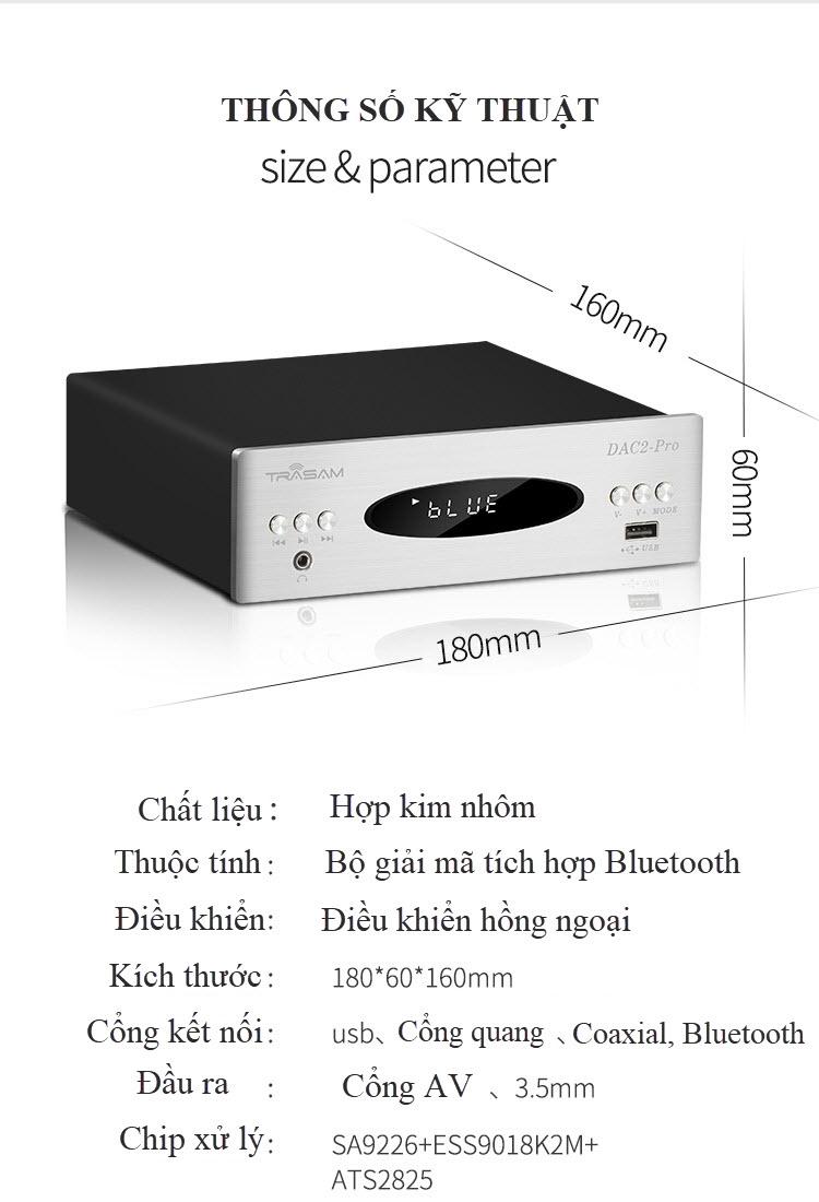 Bộ DAC giải mã TRASAM DAC 2/pro/plus