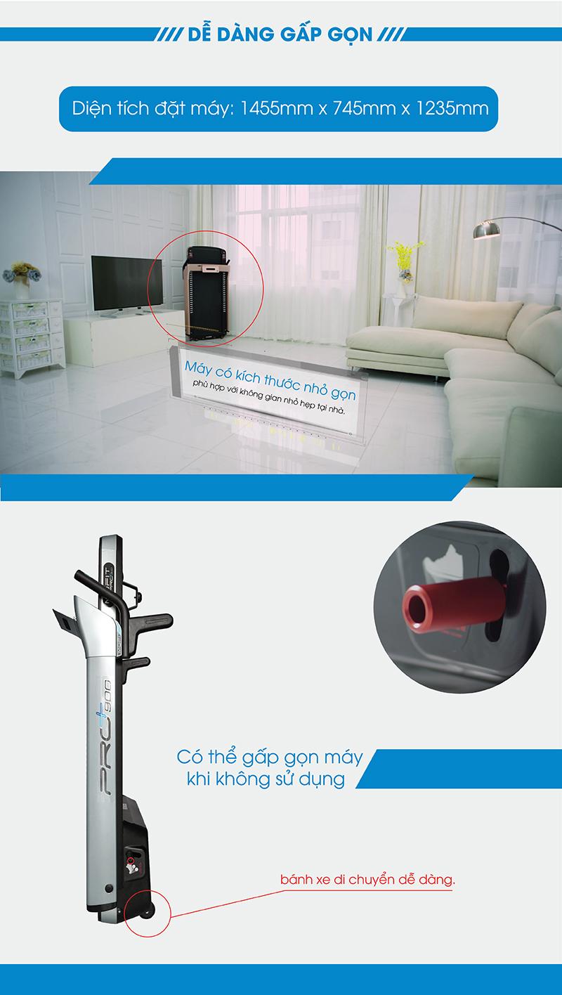 Máy chạy bộ điện cao cấp MOFIT PRO900