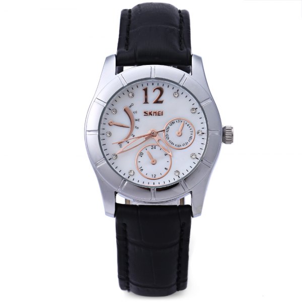 Đồng hồ nữ Skmei 6911 - dây da