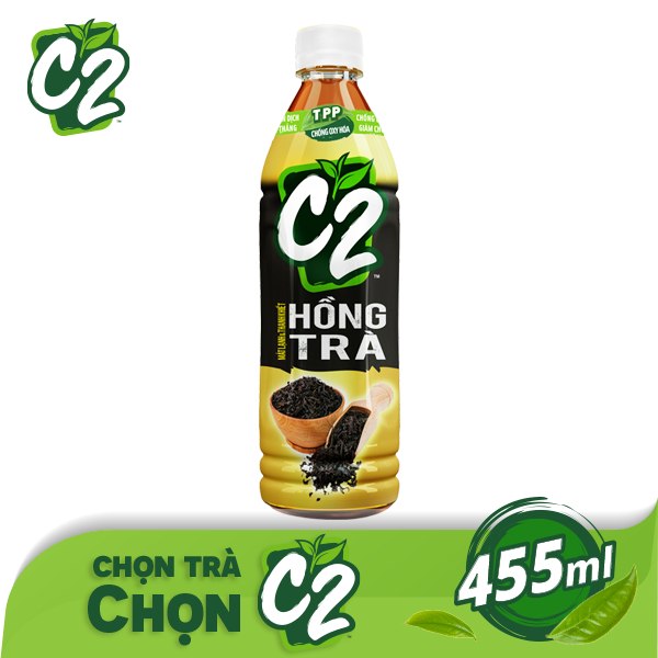 Thùng 24 chai hồng trà C2 455ml