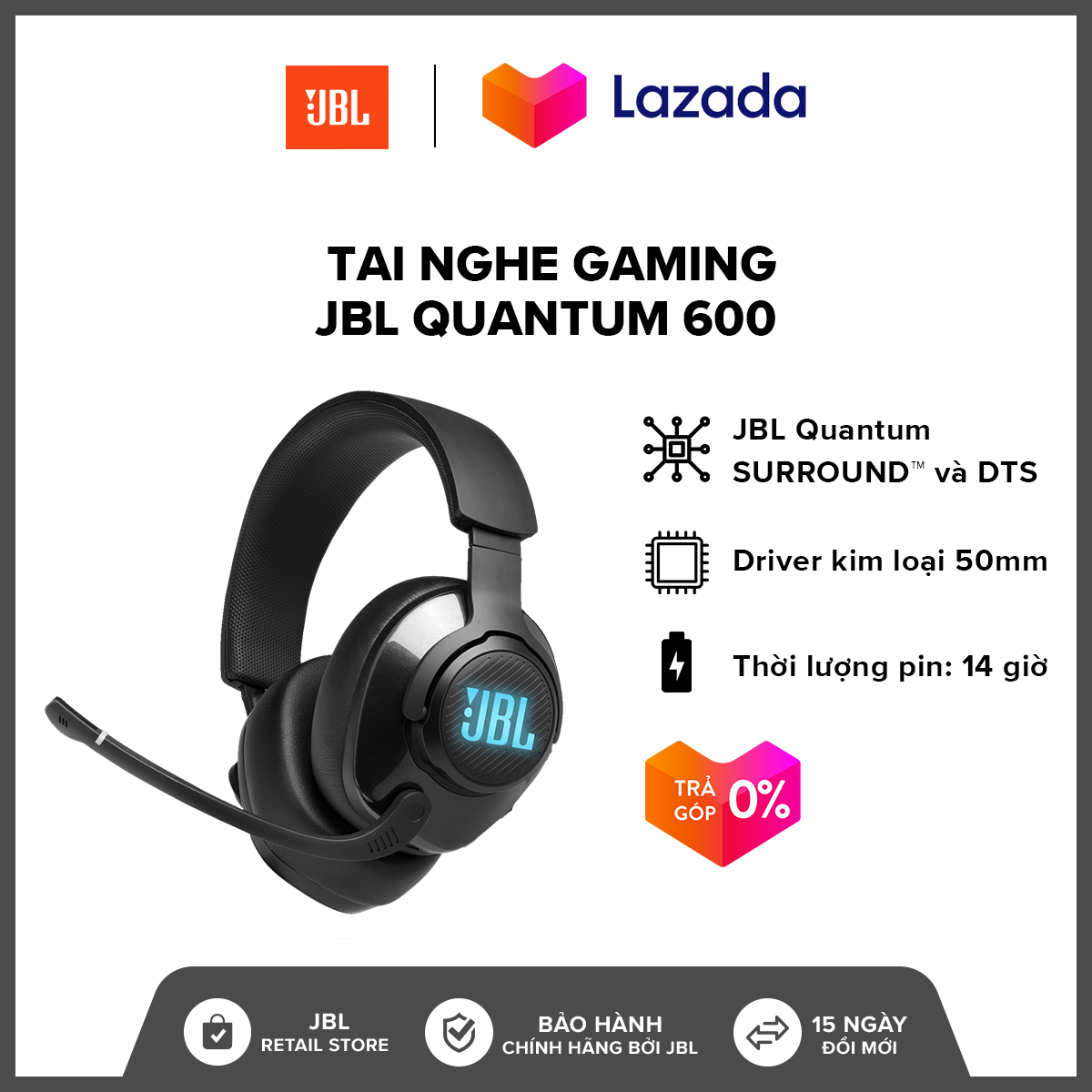 Tai nghe - Headphone JBL Quantum 600