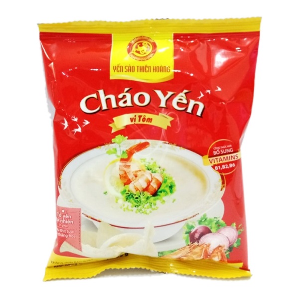 Cháo yến Thiên Hoàng vị tôm thùng 30 gói