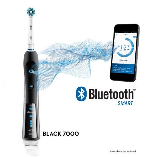 Bàn chải đánh răng điện Oral-B Precision Black 7000