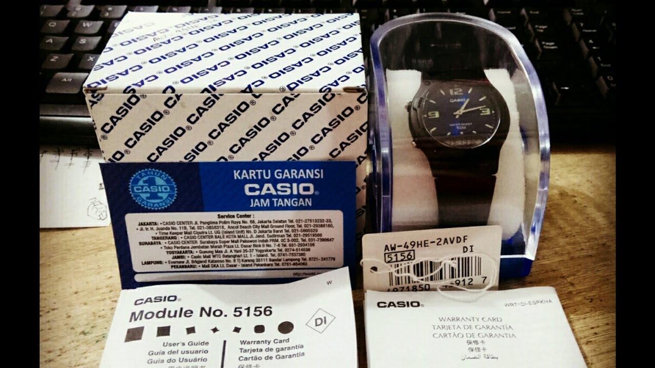 Đồng Hồ Unisex Casio AW-49HE-2AVDF