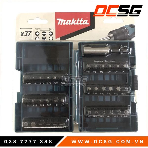 BỘ MŨI VÍT 37 CHI TIẾT MAKITA B-28606