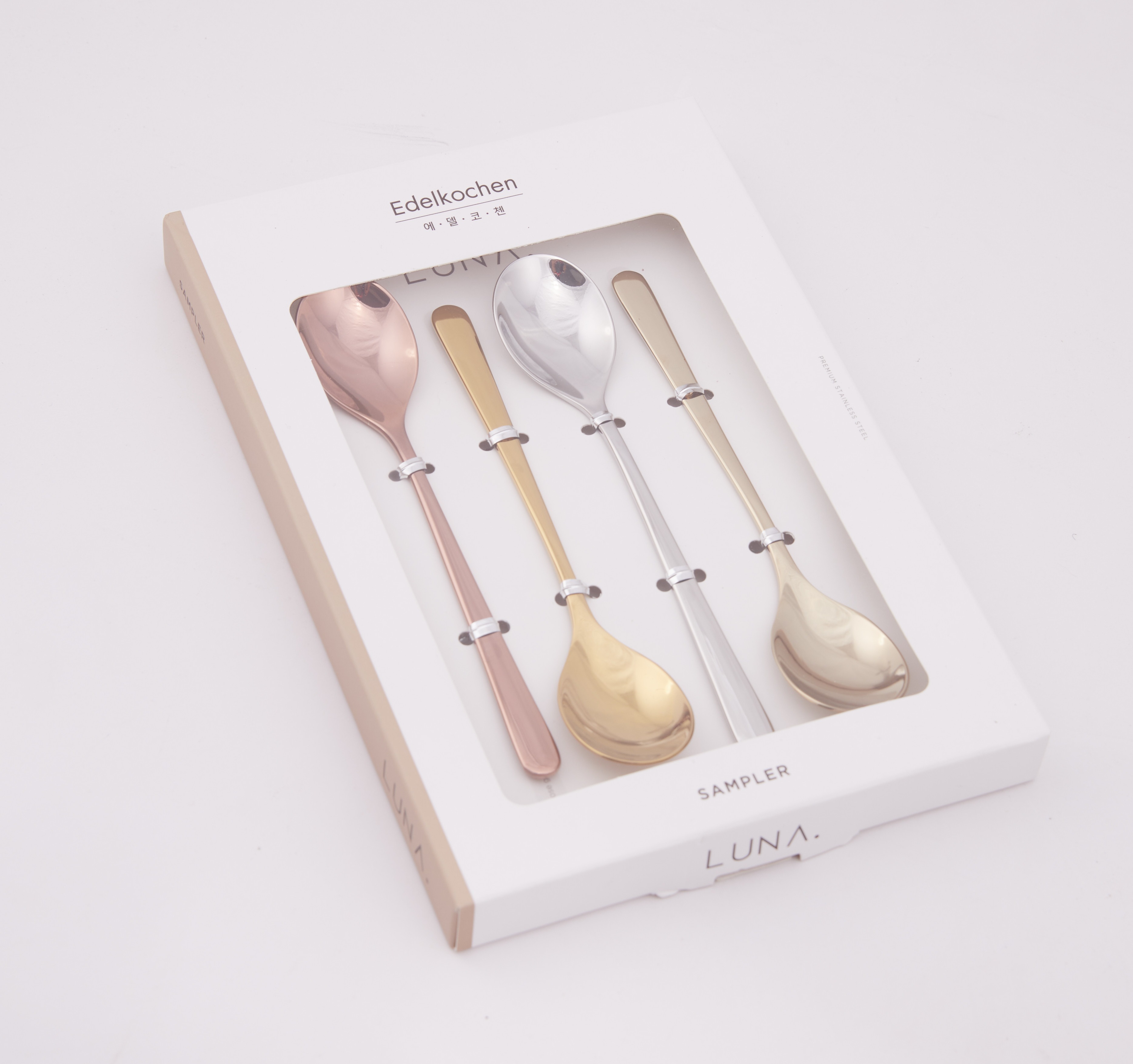 BỘ 4 MUỖNG TRÀ INOX EDELKOCHEN