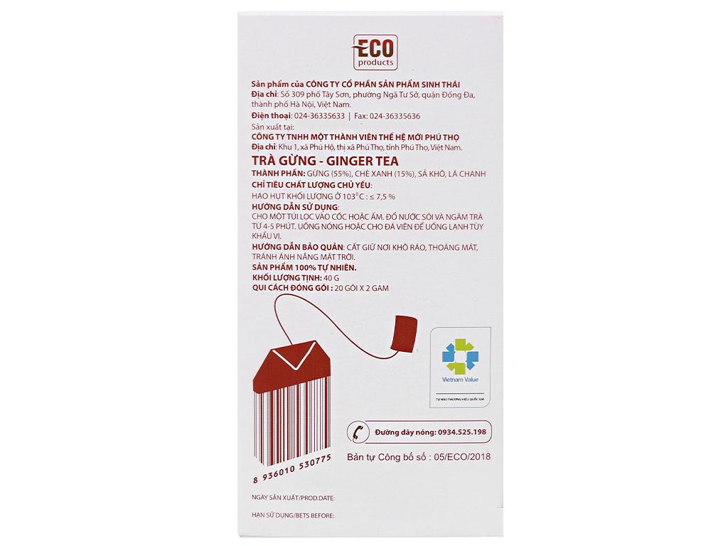 Trà Cozy Gừng Túi Lọc