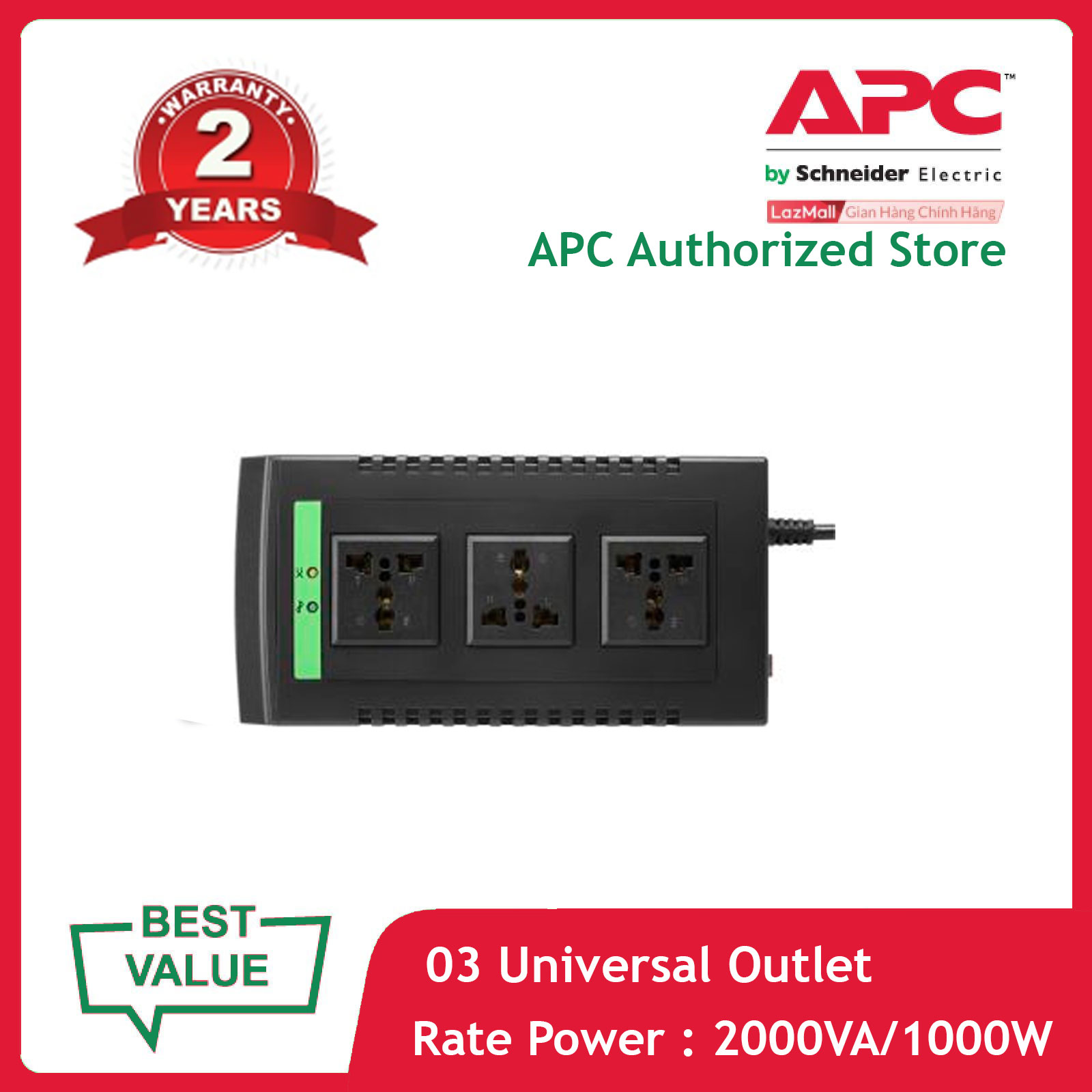 Ổn áp APC Line-R LSW2000-IND - 2000VA