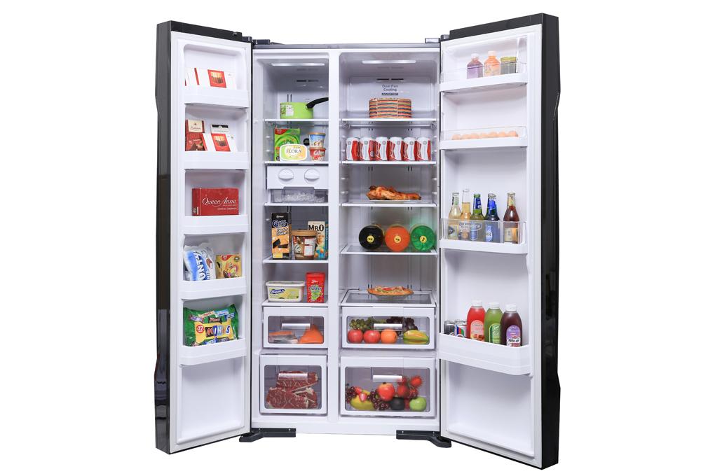 Tủ lạnh Side by Side Hitachi R-FS800PGV2 605L