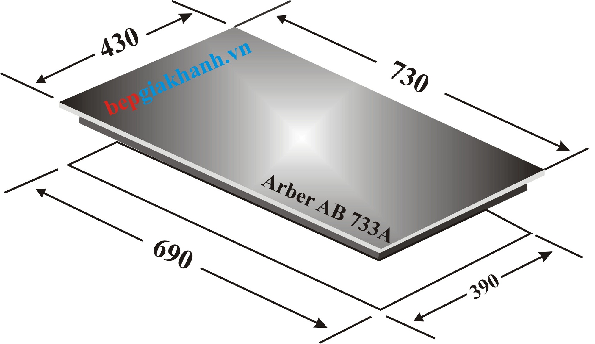 Bếp gas Arber AB733A
