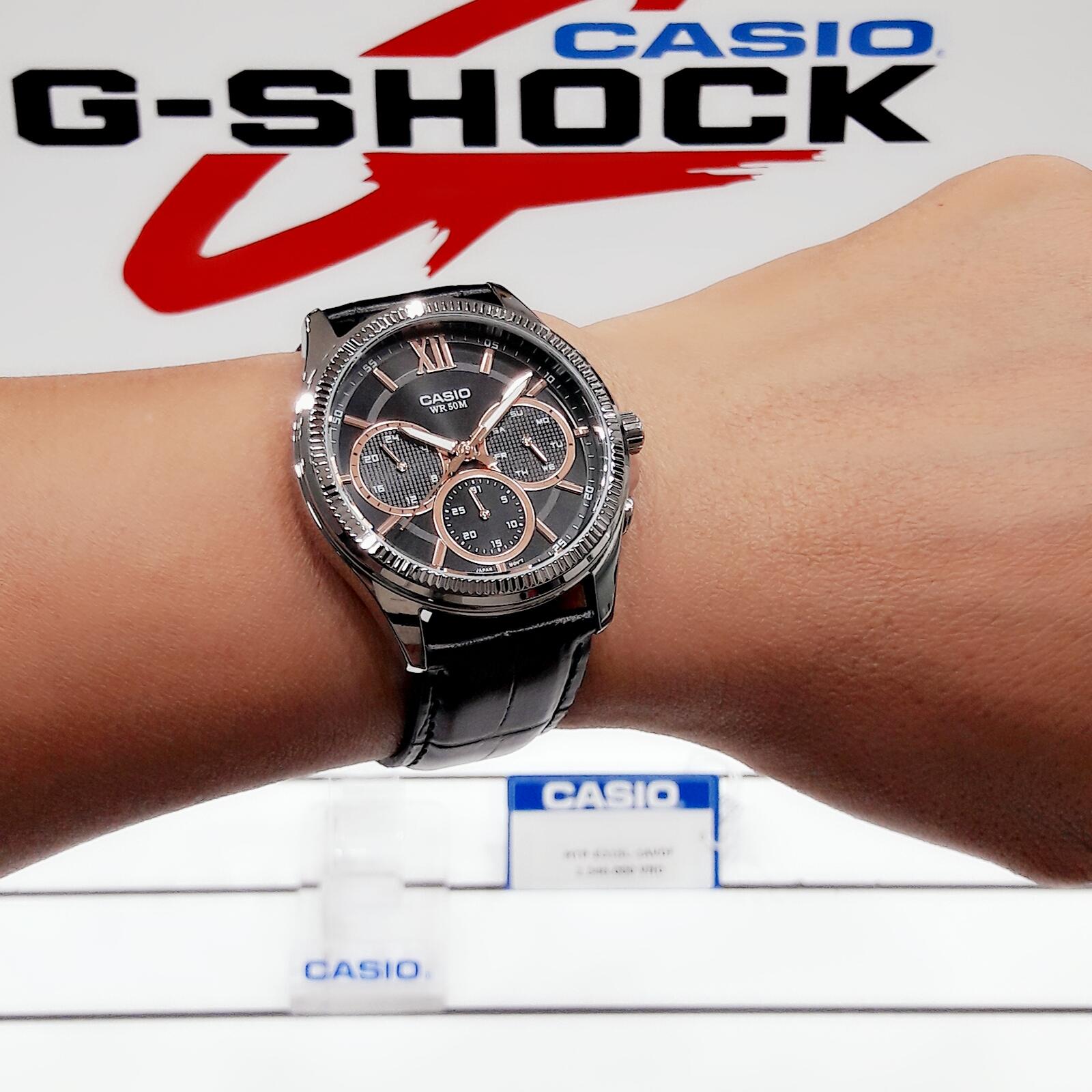 Đồng Hồ Nam Dây Da Casio MTP-E315L-1AVDF