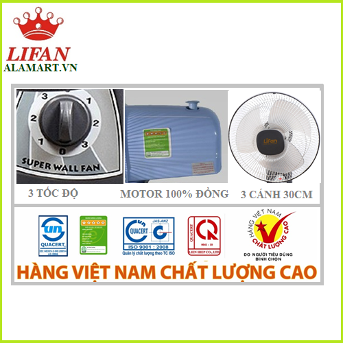 Quạt treo tường Lifan T-212