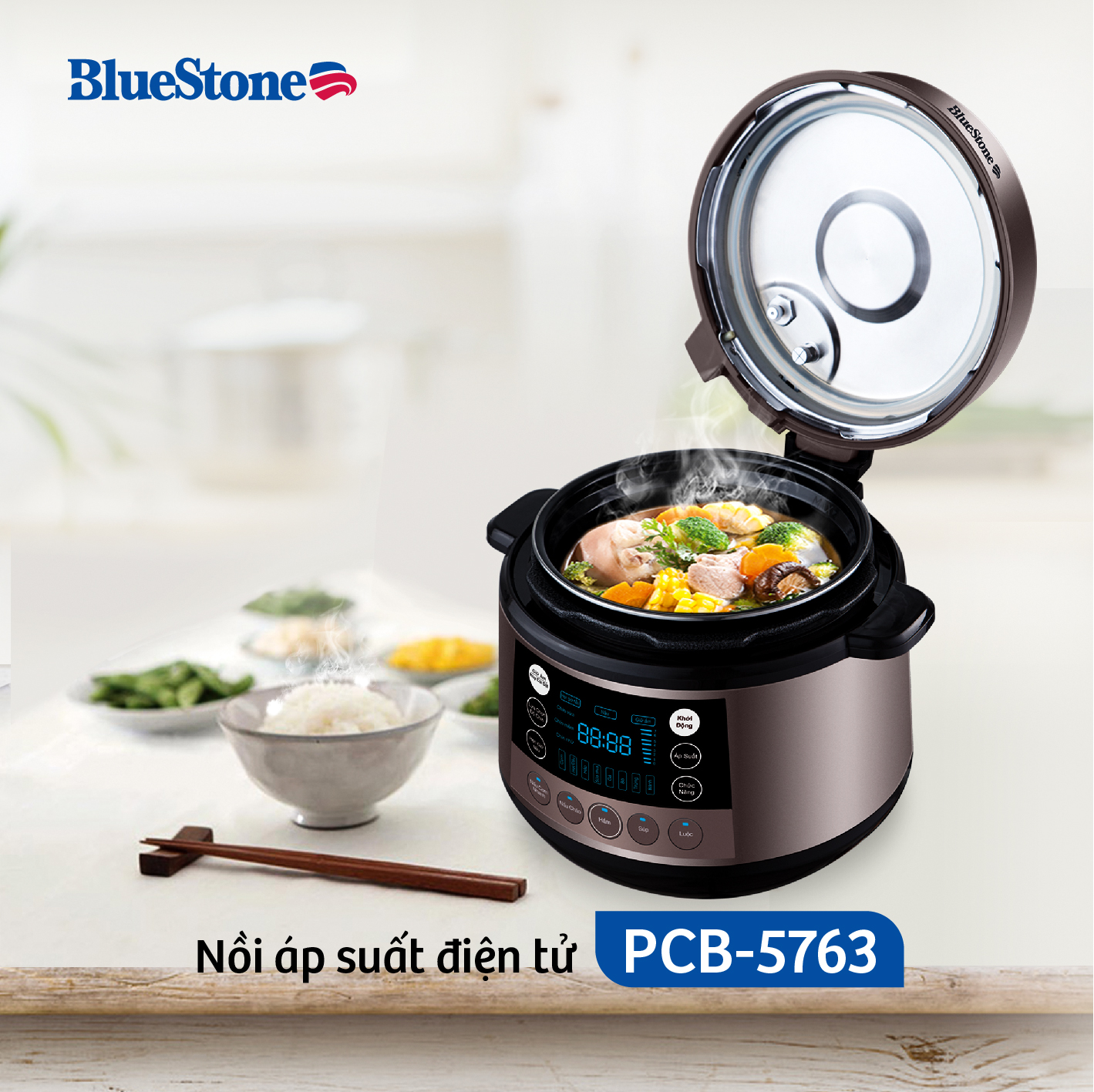 Nồi áp suất Bluestone PCB-5763 - 6 lít