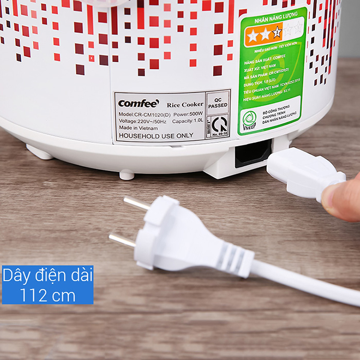 Nồi Cơm Điện Comfee CR-CM1020(D) 1L