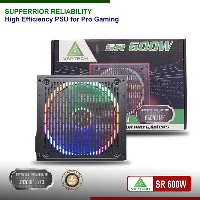 Nguồn máy tính VISION VSP 600W