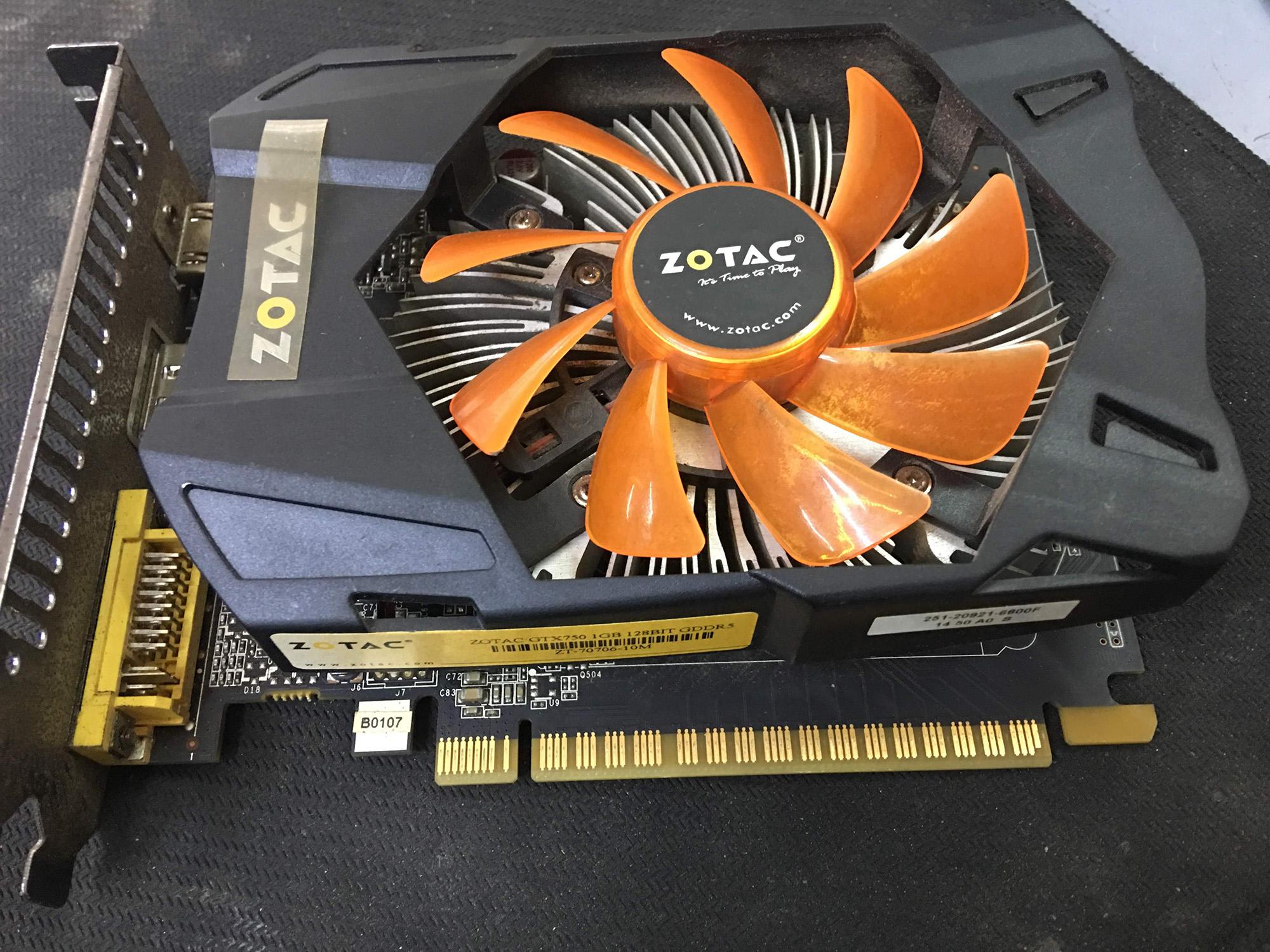 VGA ZOTAC GTX-750 1GB DDR5