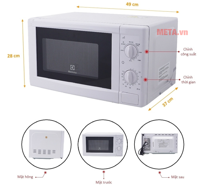 Lò vi sóng Electrolux EMM2021GW 20L