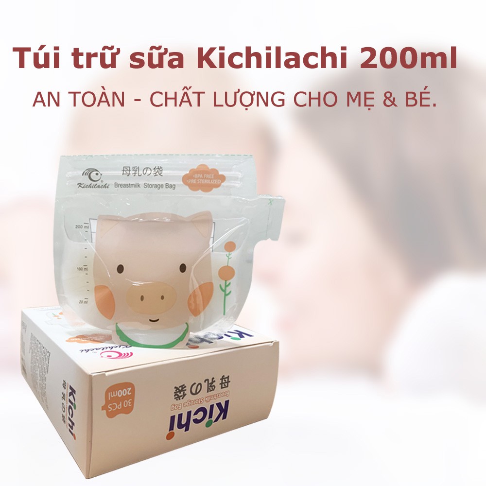 Combo 2 Túi trữ sữa Kichilachi 200ml