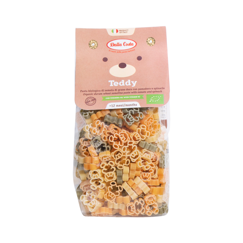 Nui Dalla Costa Organic Baby Pasta Teddy 200g