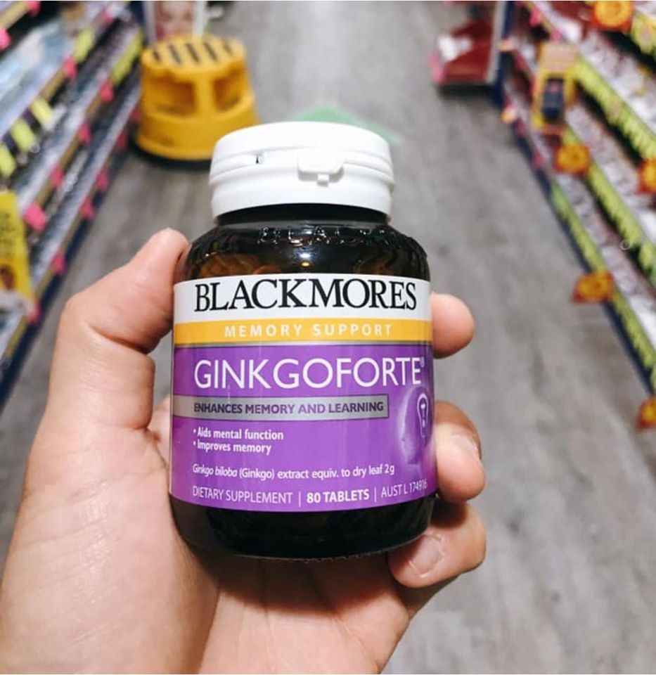 Viên Uống Bổ Não Blackmores Ginkgo Forte 2000mg