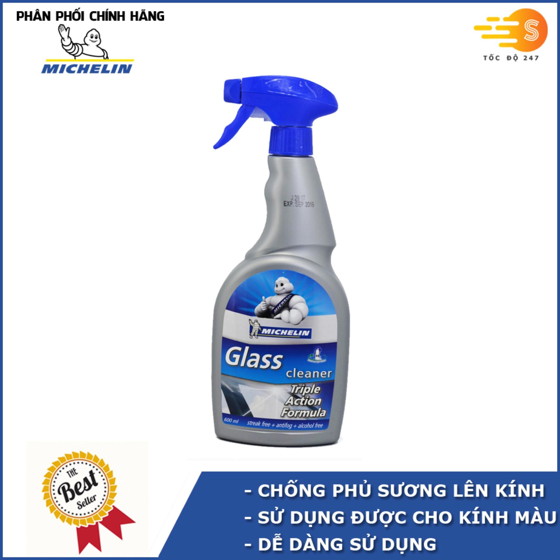 Dung dịch vệ sinh kính Michelin Glass Cleaner 600ml 1085
