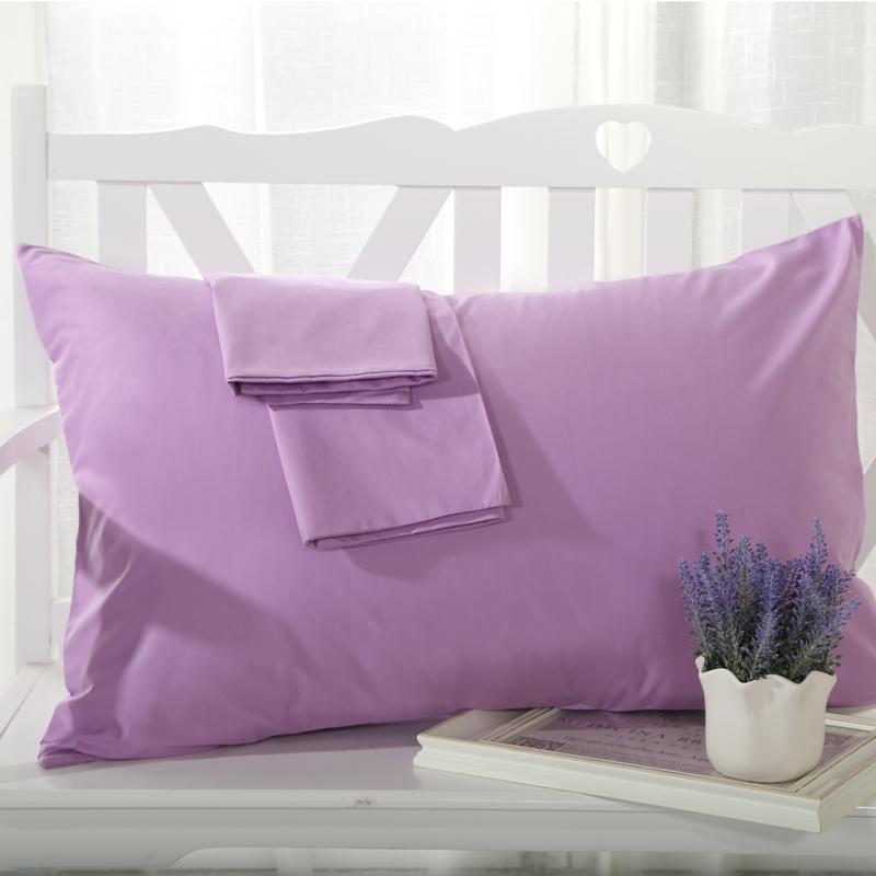 [Giá Ưu Đãi Hàng Ngày] 100% Cotton Vỏ Gối Cặp 100% Cotton Mã Hóa Đơn Màu 48 * 74cm Khách Sạn Gối