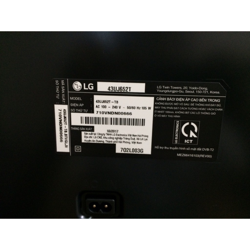 Smart Tivi LG 43UJ652T 43inch