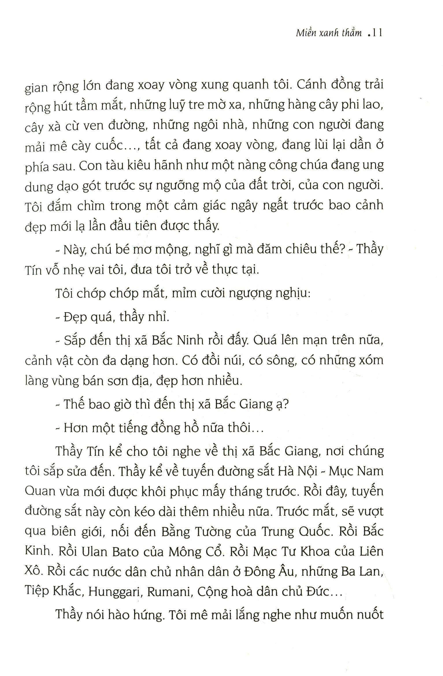 Tủ sách vàng - Miền xanh thẳm