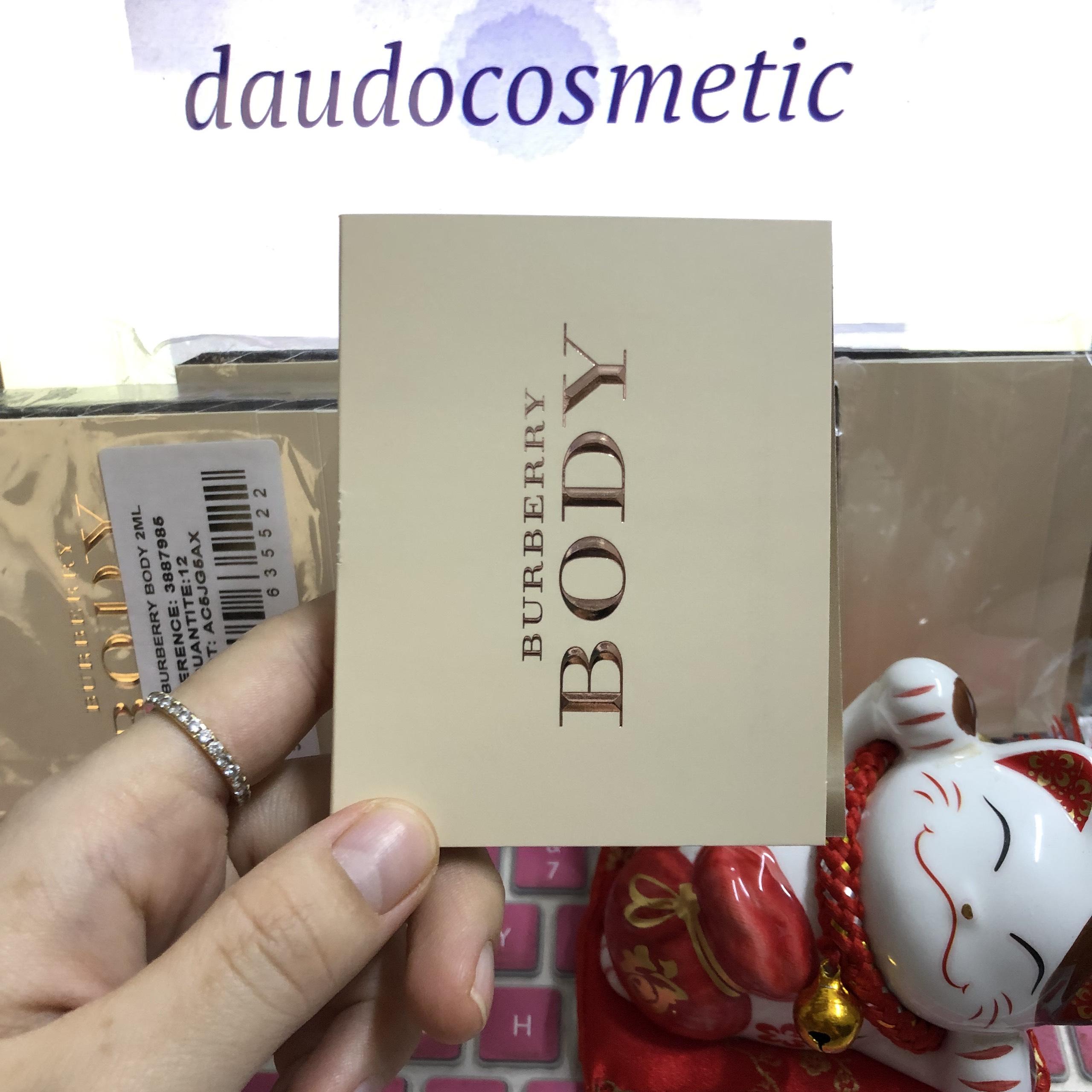 Nước hoa Burberry Body sample 2ml - SP00484